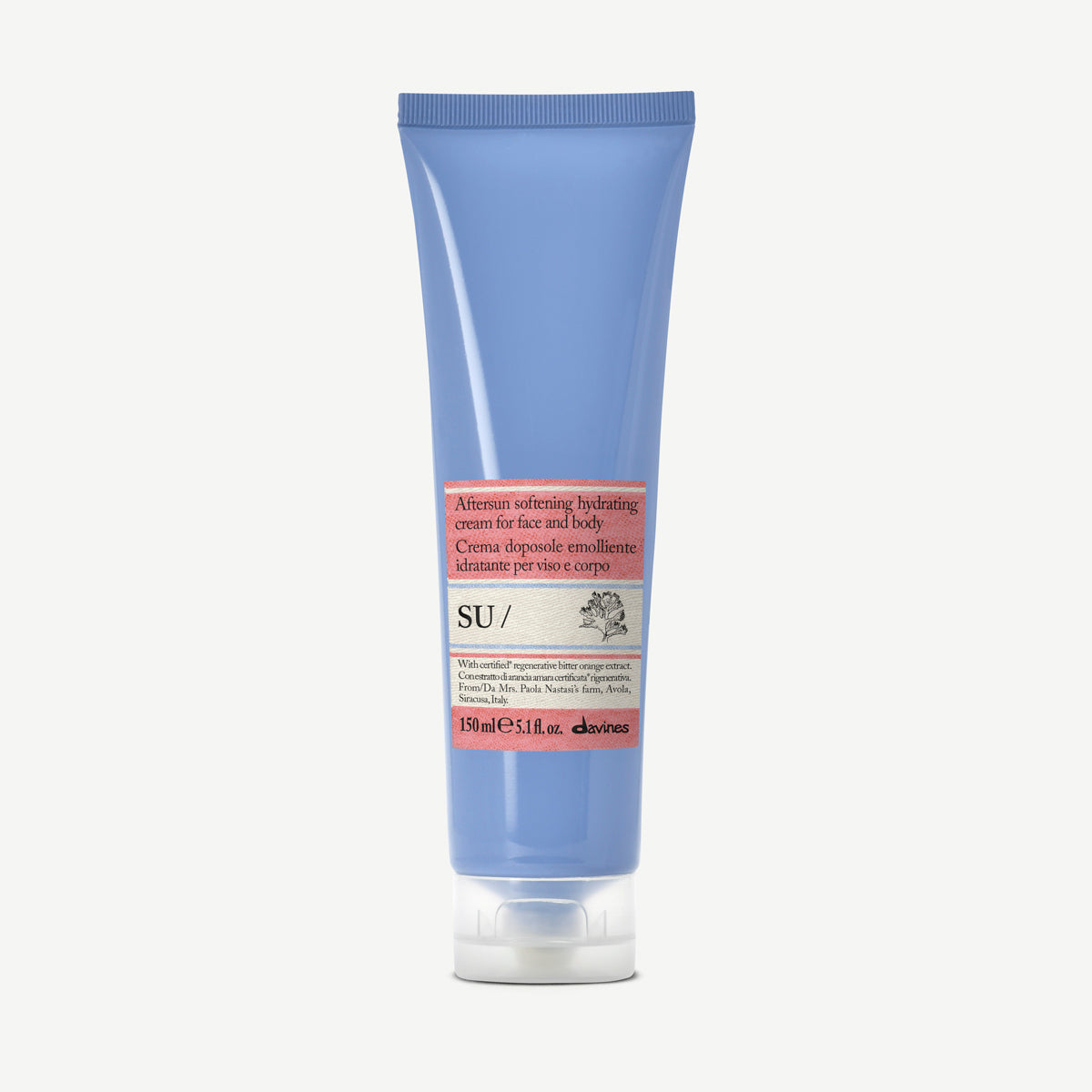 曬後保濕身體乳 曬後舒緩保濕霜,適用於臉部和身體 150 ml Davines