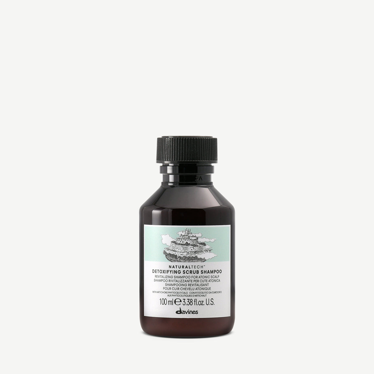 Davines HK 排毒潔淨洗髮露 - 為受污染而影響狀態的頭皮重新注入活力。