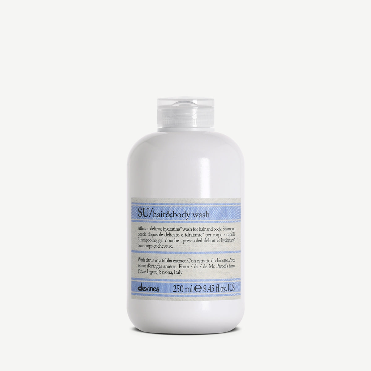 Davines HK 清爽全能清潔露 - 適用於暴露在陽光下的身體和頭髮,具保濕及保護作用的洗髮露。