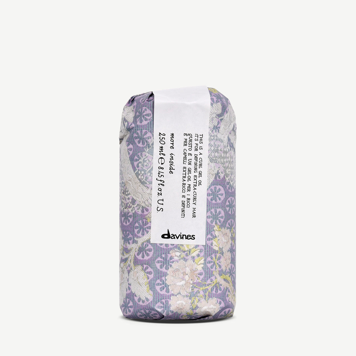 Davines HK 油感捲髮啫喱 - 變革性油感啫喱,打造線條輪廓分明的水潤捲髮。非常適合捲曲到極度捲曲的頭髮。