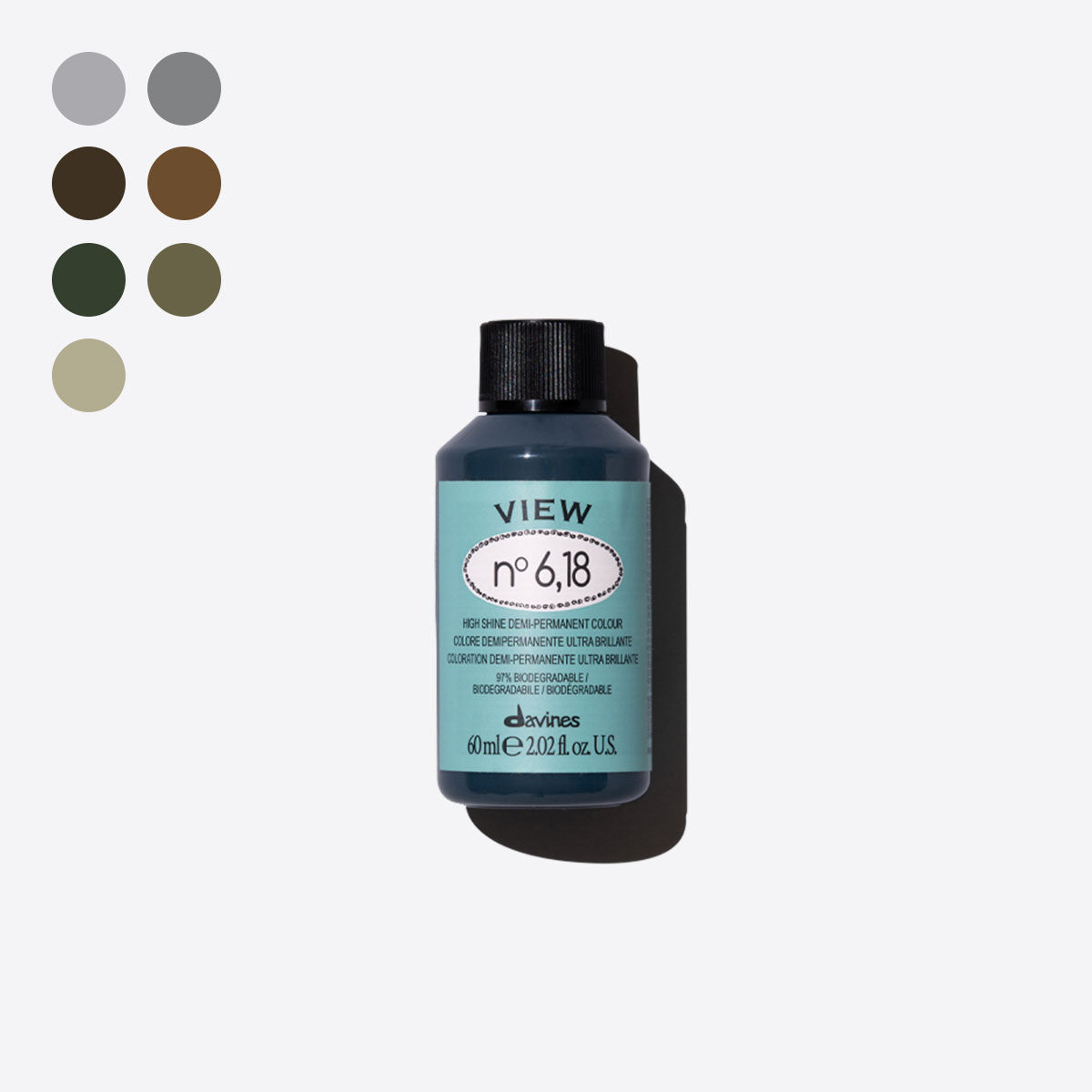 ,1 Ash 營造超光亮效果的半永久顏色 0 pz. Davines